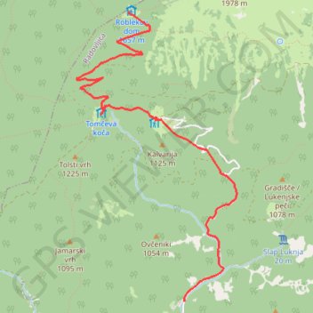 J4B_Roblek GPS track, route, trail