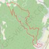 Le trou du loup de corbières par le Cairn et l'oliveraie GPS track, route, trail