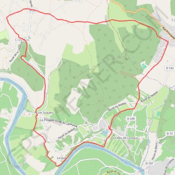 Caillac-Espère-Crayssac GPS track, route, trail