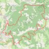 Grand trail des Templiers GPS track, route, trail