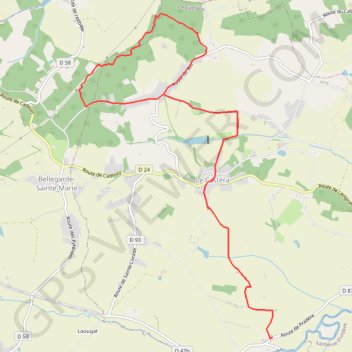 Castera-14k GPS track, route, trail