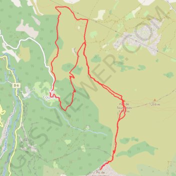 Rando-Puy de tourette-Pic des courmettes GPS track, route, trail