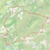 GRP Tours dans le Grand Pic Saint-Loup - Boucle 4 - Tour des Monts et Garrigues GPS track, route, trail