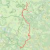 GR73 De Chaudeyrolles (Haute-Loire) au Pont sur la Fontolière (Ardèche) GPS track, route, trail