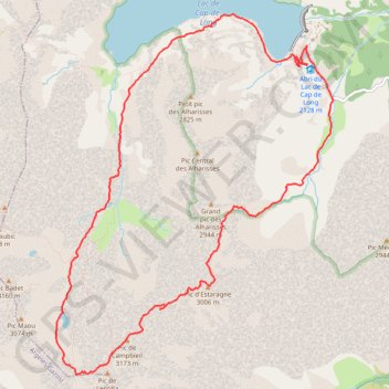 Traversée Estaragne-Campbieil GPS track, route, trail
