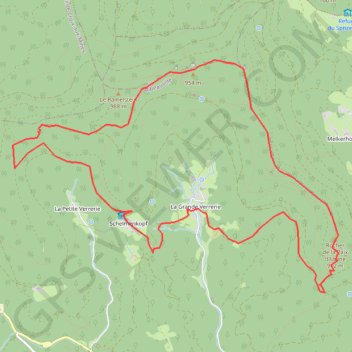 Schelmenkopf - Taennchel par la Grande Verrerie GPS track, route, trail