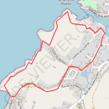 Erquy - dahouet et port Morvan GPS track, route, trail