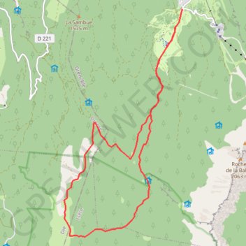 Corrençon Carrette Darbounouse Coinchette GPS track, route, trail