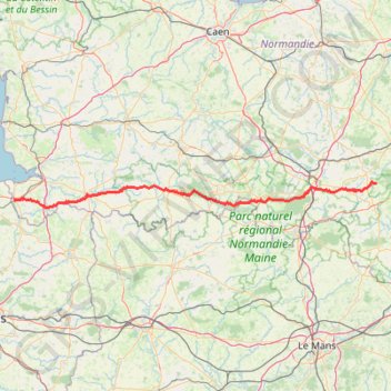 J2 Soligny-Pontorson GPS track, route, trail