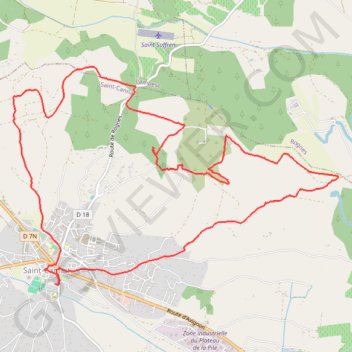 Saint Cannat GPS track, route, trail