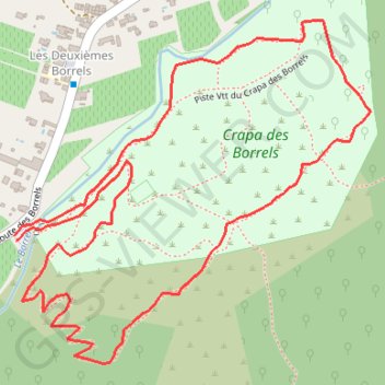 Hyères - Boucle du Crapa GPS track, route, trail
