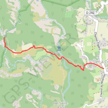 Ilet Grand Coude - Cilaos GPS track, route, trail
