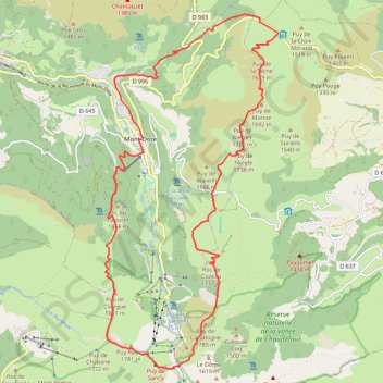 Tour Du Mont Dore GPS track, route, trail