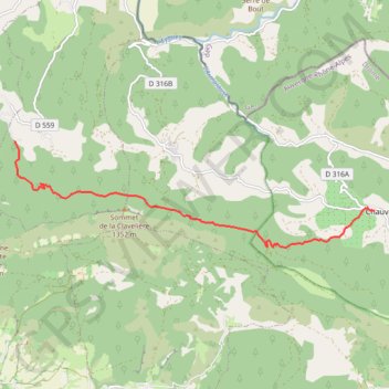 Tour des Baronnies du Buëch - Les Viarrands - Chauvac GPS track, route, trail