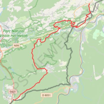 Doische - Brûly (Chemin de Saint-Jacques-de-Compostelle) GPS track, route, trail