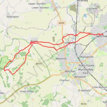 Deacon Hill GPS track, route, trail