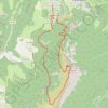 Saint nizier - moucherotte par le pas de la bergere GPS track, route, trail