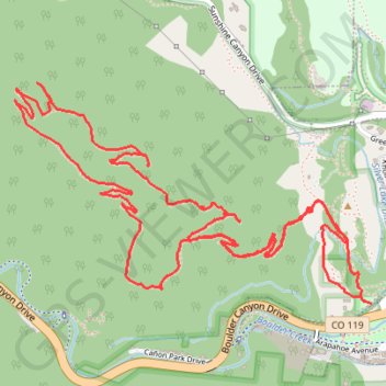 Anemone Point and Reflection Point Loop (Boulder) GPS track, route, trail