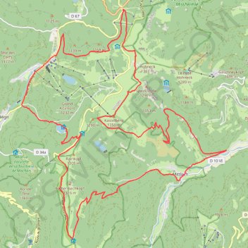 Rando sur la Bresse GPS track, route, trail