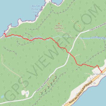 Sentier de la Riviere GPS track, route, trail