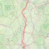 Dijon - Lyon étape 1 : jusqu'à Tournus 🍇 GPS track, route, trail