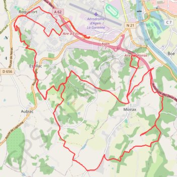 Moirax GPS track, route, trail