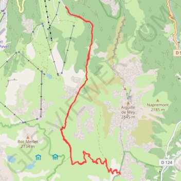 Le Petit-Mont-Blanc depuis Moriond GPS track, route, trail