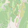 Le sentier Peronnard et le Pas de l'Œille GPS track, route, trail