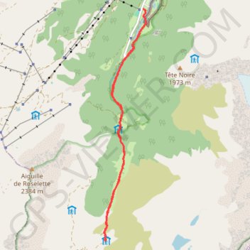 Refuge de la Balme GPS track, route, trail