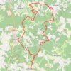 Pontaroux 32km GPS track, route, trail