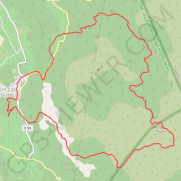 Le Pic du Pied du Poul depuis Fraisse des Corbières GPS track, route, trail
