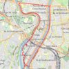 Lyon - Perrache - Croix Rousse - Confluence GPS track, route, trail
