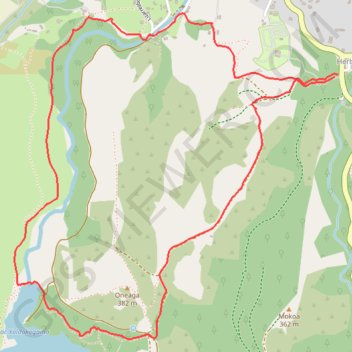 Boucle Ibardin lac Choldocogagna GPS track, route, trail