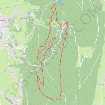 Hauteville-Lompnès (01) GPS track, route, trail