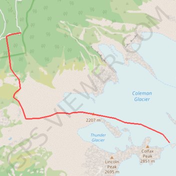 Baker Ridge GPS track, route, trail