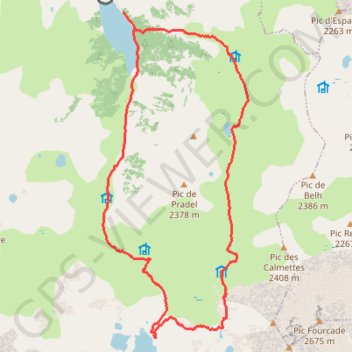 Lac d'argenteuil GPS track, route, trail