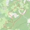Le chemin des Abbesses - Combressol - Pays de Haute Corrèze GPS track, route, trail