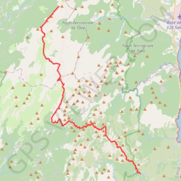 GR20 refuge 'Usciolu Gîte de Conca FIN du G20 GPS track, route, trail