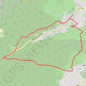 Marche Pierrevillers-Marange-Pierrevillers GPS track, route, trail