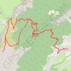 Col de l'Arc par les Pas de l'Aire depuis Saint Paul de Varces (Vercors) GPS track, route, trail