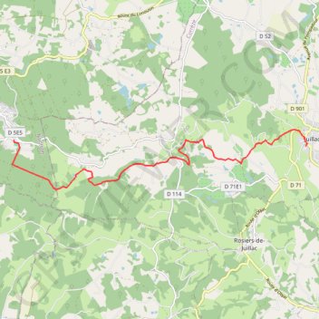 Juillac-Clairvivre GPS track, route, trail