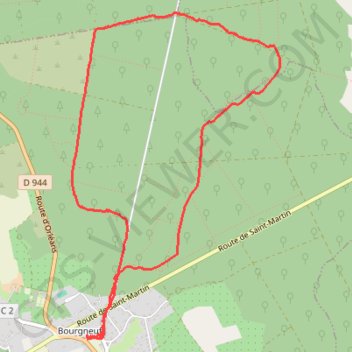 Courses bourgneuf GPS track, route, trail
