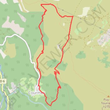Plateau de Saint-Barnabé GPS track, route, trail