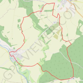 Le creux de la Chaudière - Dommarien - Chassigny GPS track, route, trail