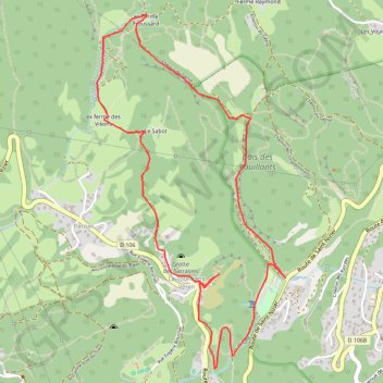 Footing aux Vouillants GPS track, route, trail