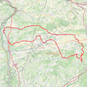 E4 - 24 fictif + réel v0 GPS track, route, trail