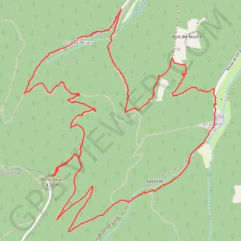 Mont Brian GPS track, route, trail
