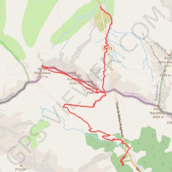 Pic de L'Aiguillette GPS track, route, trail