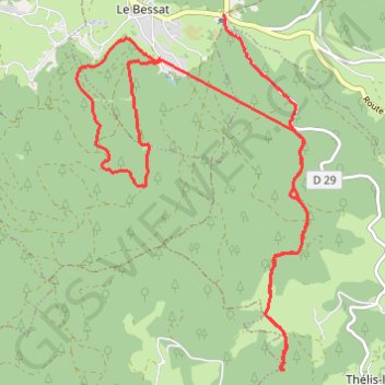 La grotte Sarrazine GPS track, route, trail