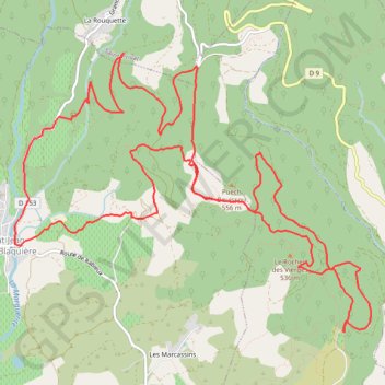 Rocher des vierges GPS track, route, trail